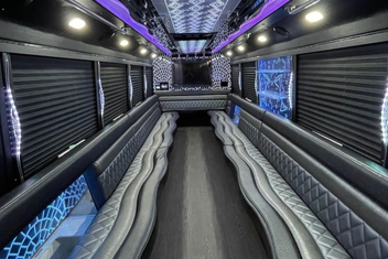 Chula Vista Party Bus Interior