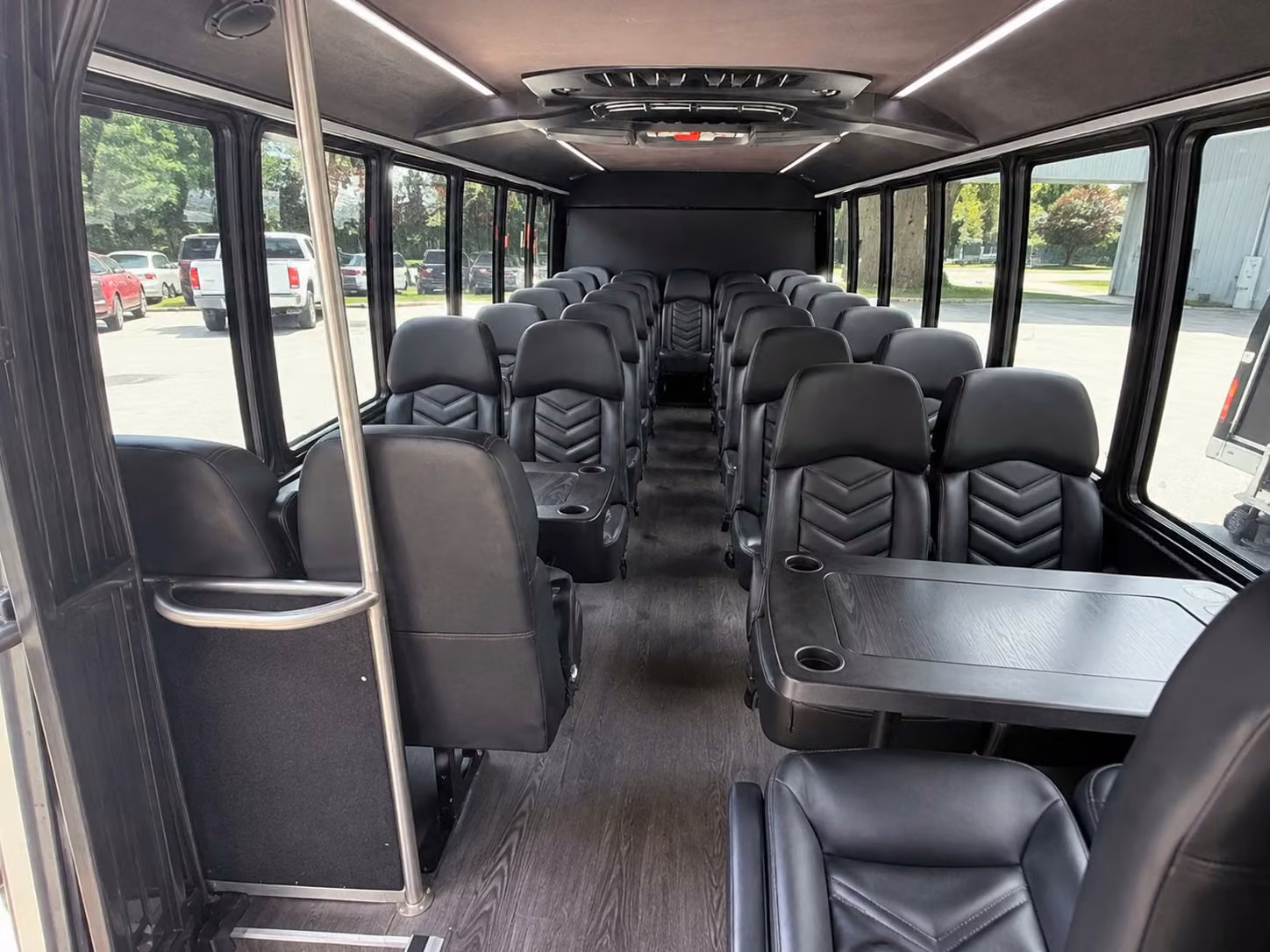 20 passenger minibus interior