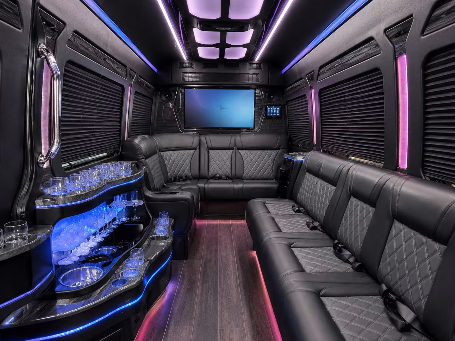 sprinter vans and limo buses for smaller chula vista prom groups